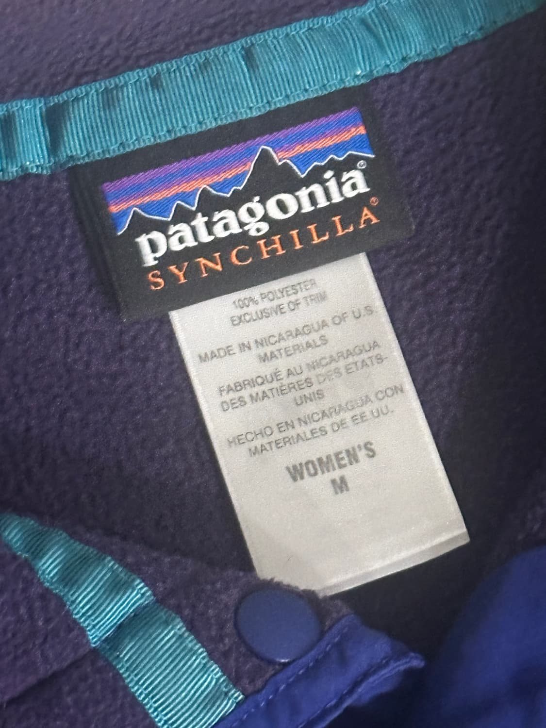 파타고니아 신칠라 퍼플 블루 상품이미지8