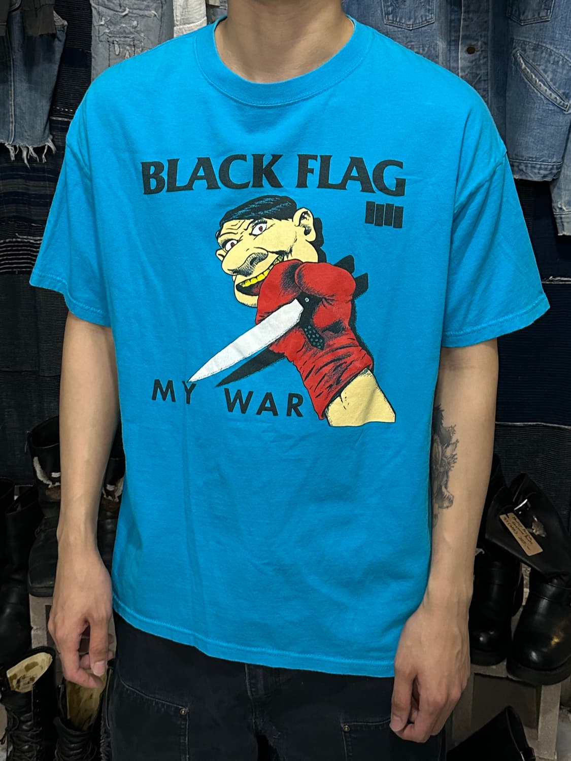 00's Black Flag 블랙 플래그 티셔츠 빈티지 밴드 티셔츠 상품이미지9