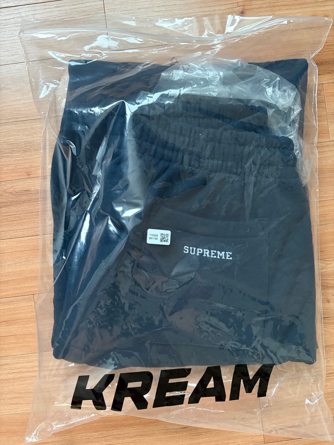 [L] 슈프림 S 로고 스웨트팬츠 네이비  상품이미지2