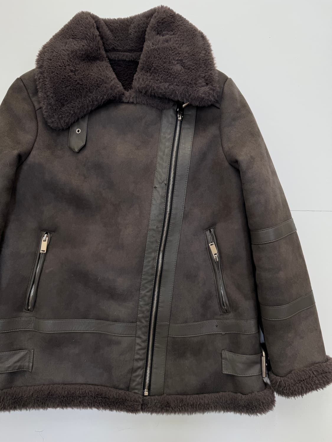 라이더핏 무스탕 자켓 상품이미지2