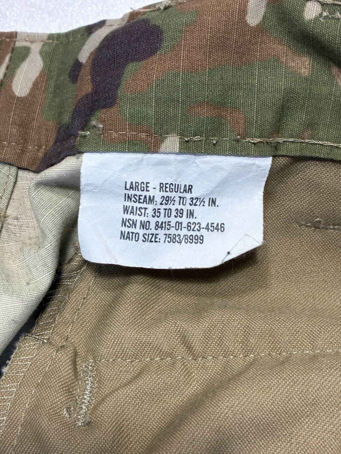 미군 오리지날 전투복 하의 (32-34) 상품이미지4