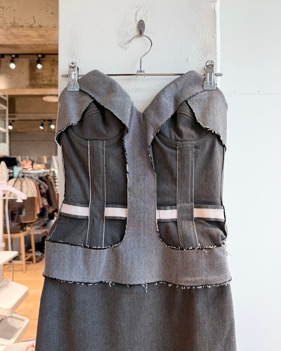 스텔라 매카트니 차콜 데님 원피스  상품이미지3