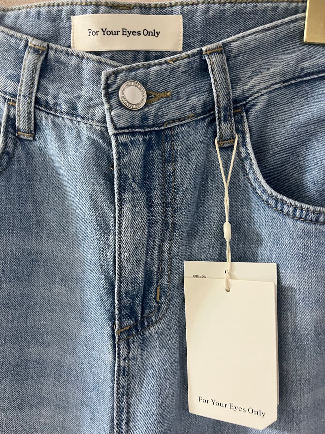 포유온 Benny loose denim(34,standard) 상품이미지9