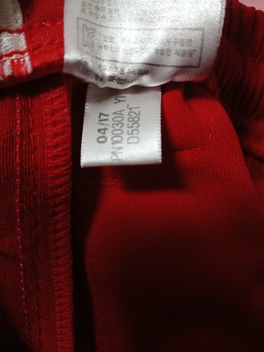 (S,90,26-27)아디다스 마샬아츠 트레이닝 팬츠 레드 상품이미지9