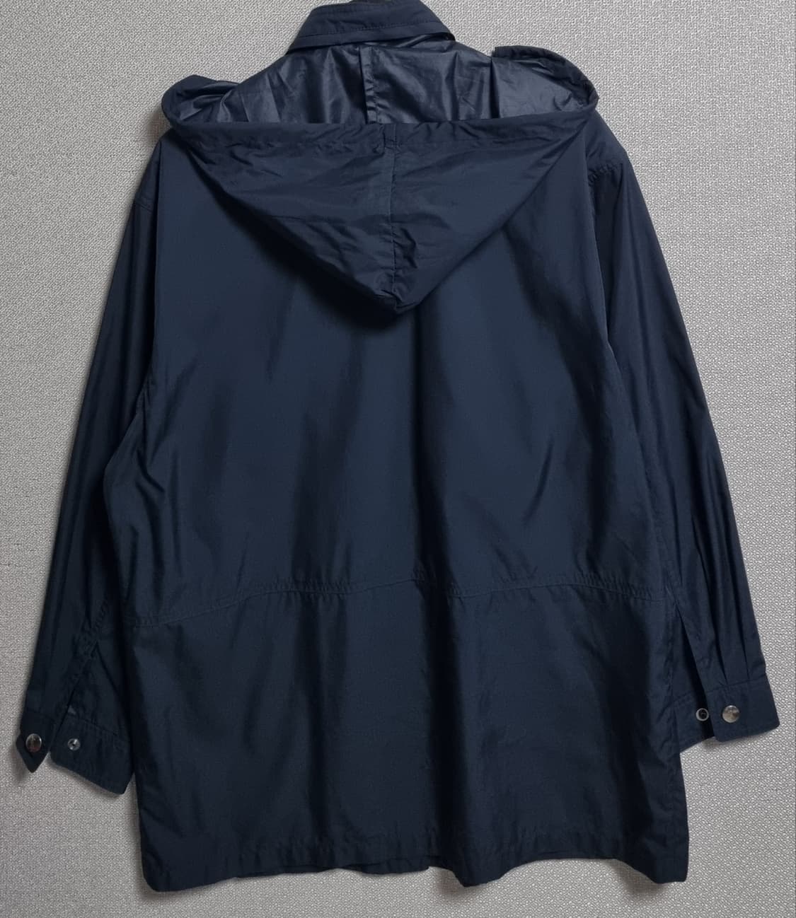 오버핏 L (100) 입생로랑 빈티지 그레이 체크셔츠 남방 상품이미지3