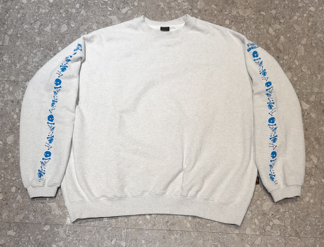 💥스틸휠즈 본 스웻셔츠 에쉬그레이 (L) 상품이미지1