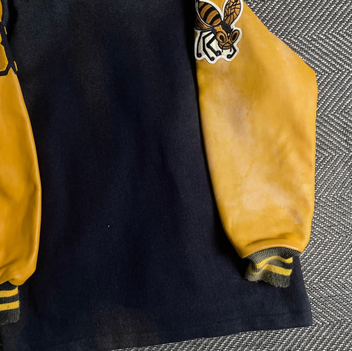 USA 빈티지 아카이브 레더 바시티 자켓o 2916 상품이미지4