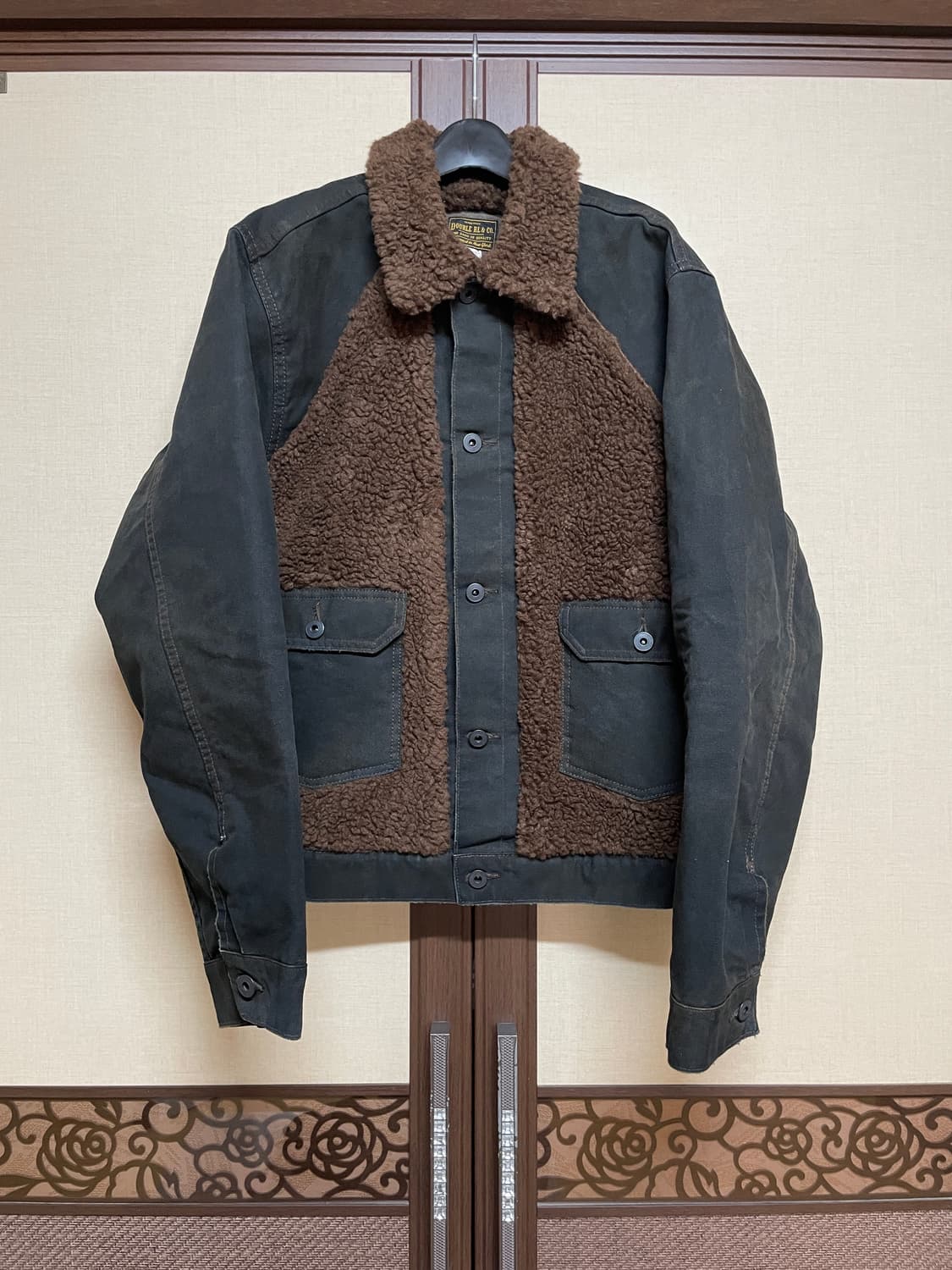 [M] RRL 플리스 패널 캔버스 재킷 상품이미지1