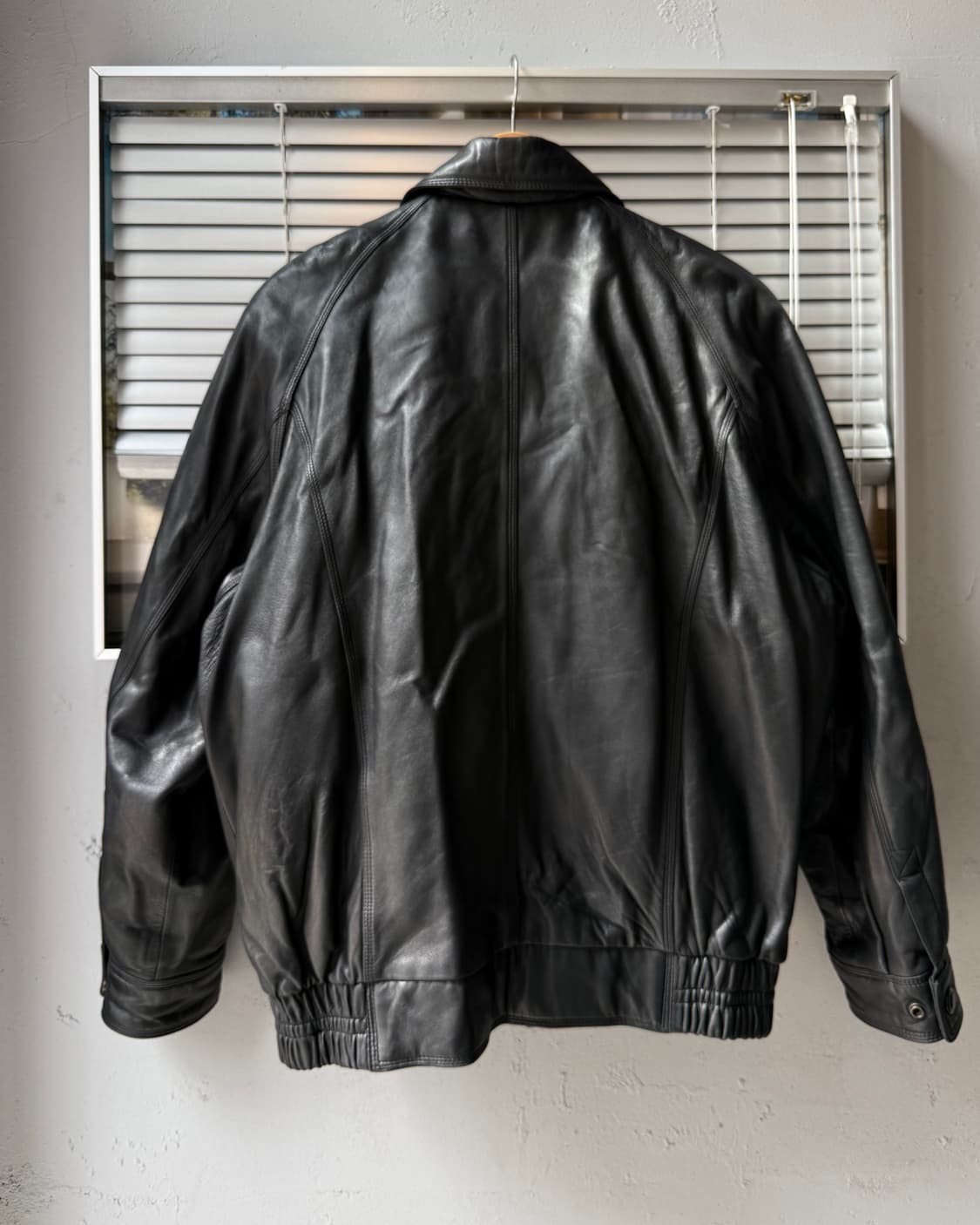 Indian 90s lambskin bomber jacket 상품이미지5