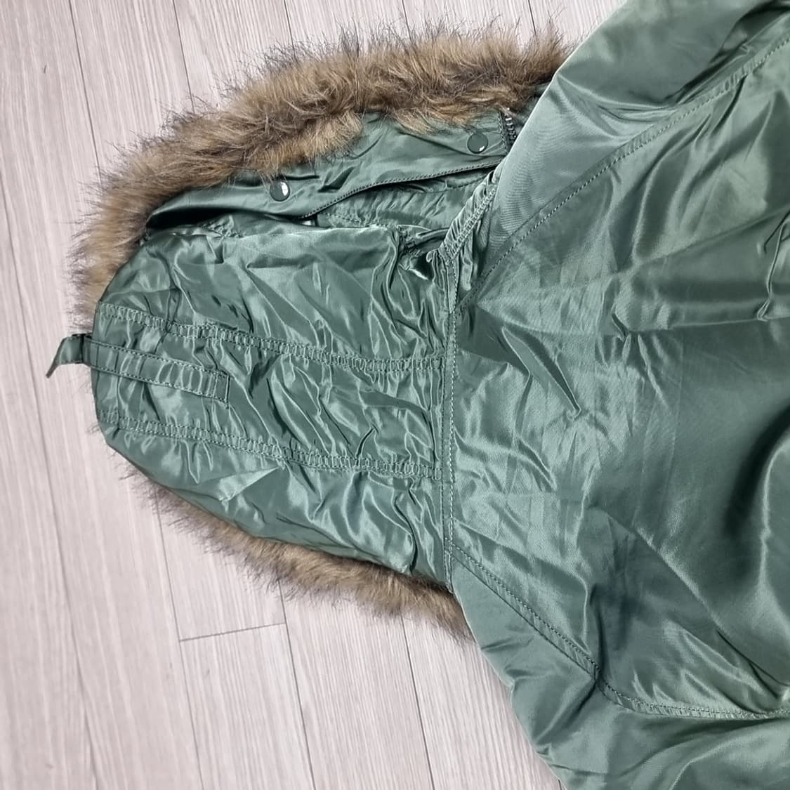 알파인더스트리 N3B 패딩 그린 오렌지(m) 상품이미지8