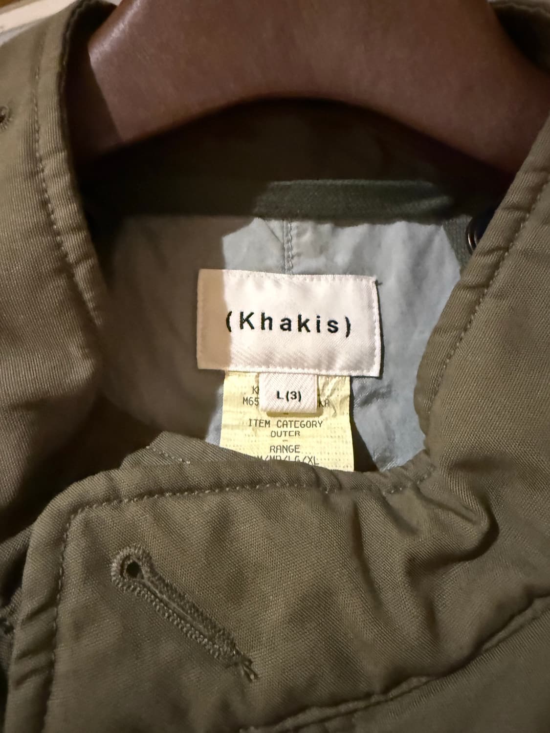 카키스 m65 피쉬테일 파카 아미그린 L  상품이미지3