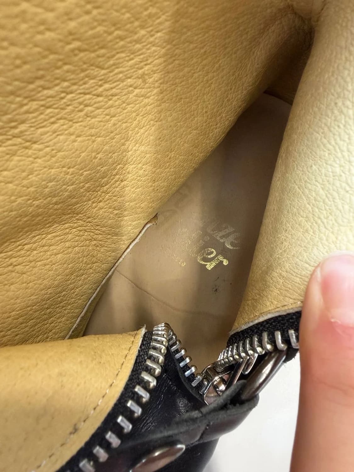 FIRENZE.A 슬림토 벨크로 소가죽 바이커 부츠 Q1505 상품이미지9