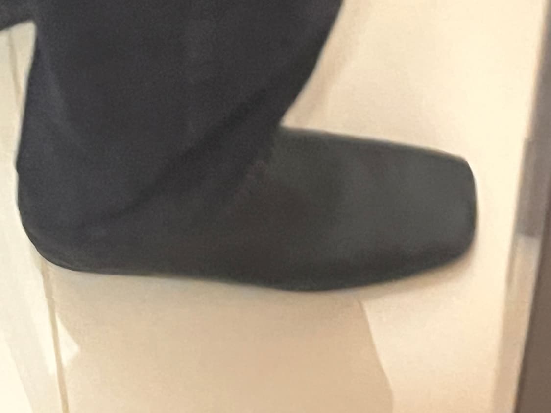 280) 가죽 스퀘어 플랫 슈즈 상품이미지1