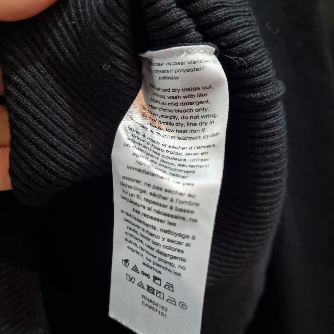 캘빈클라인 크롭 골지티 상품이미지7