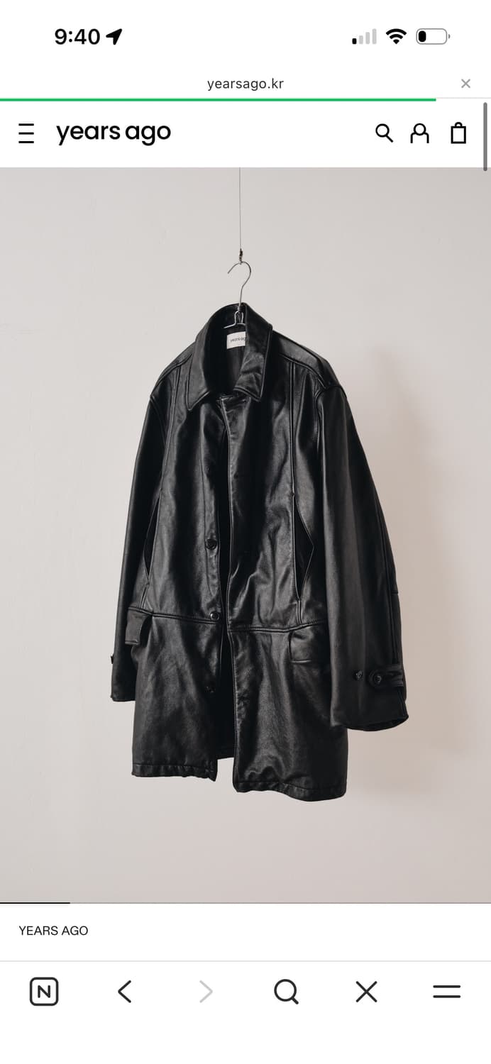 이얼즈어고 레더 카코트 3(L) 사이즈 상품이미지3