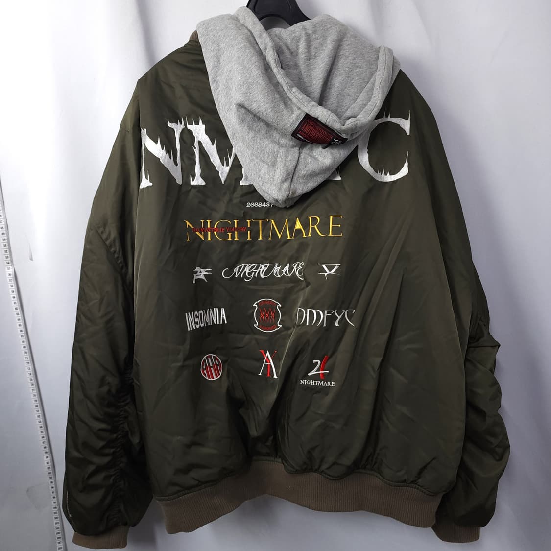 F(138) / 어나더유스 /MA-1 항공점퍼 카키색 상품이미지6