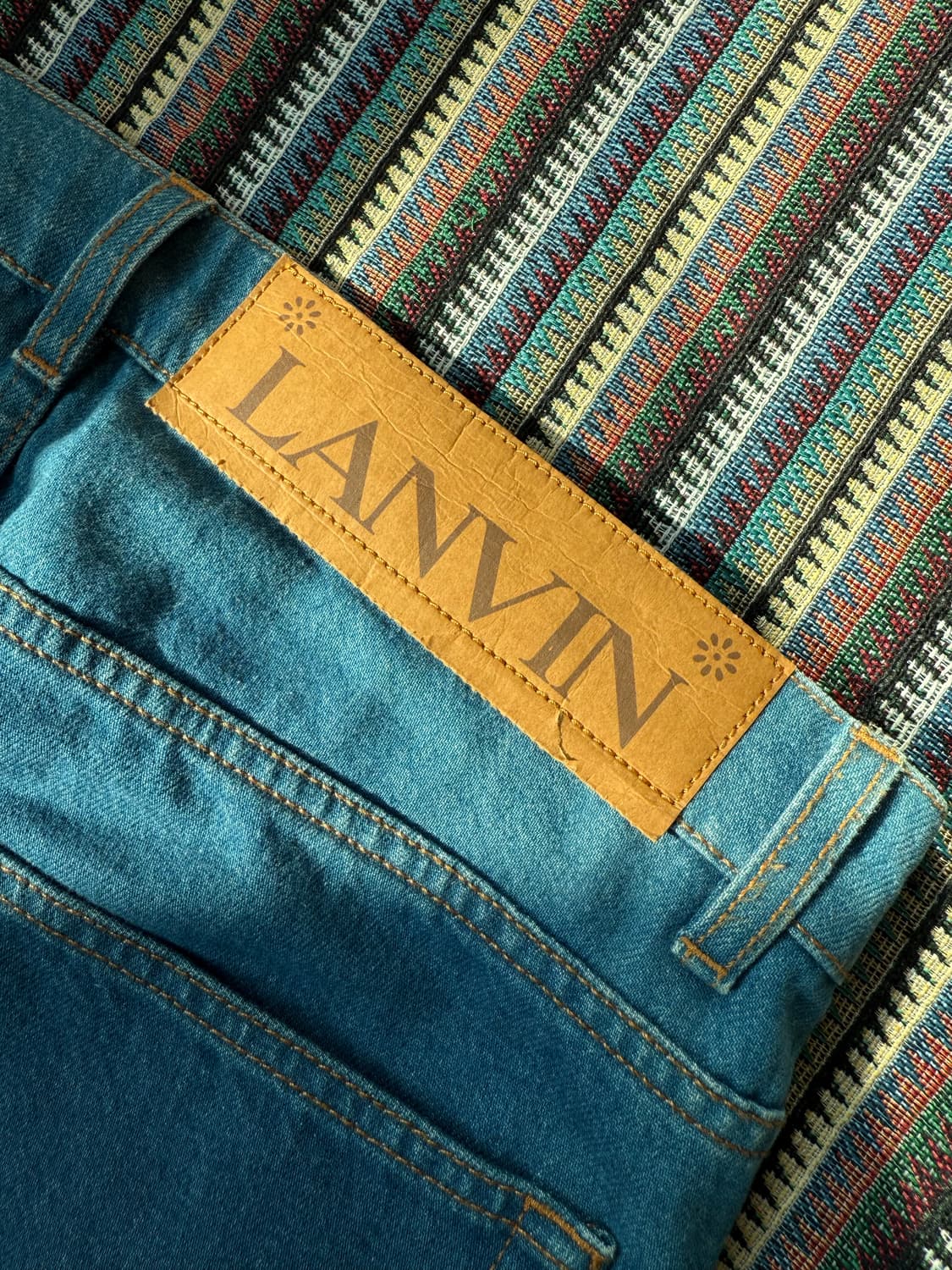 랑방 트위스트 데님 팬츠 상품이미지5