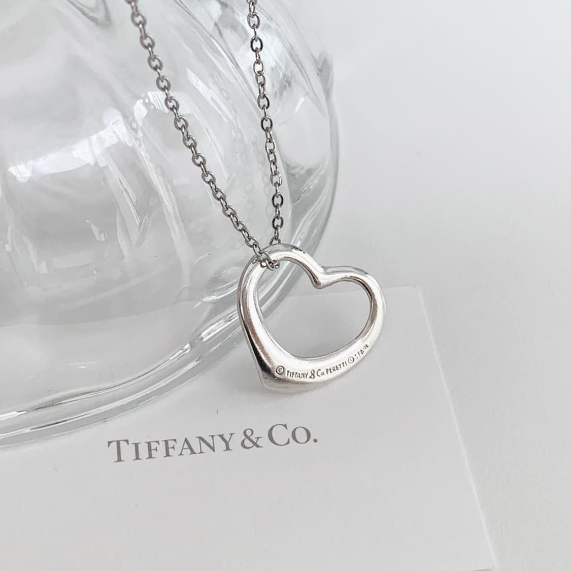 티파니 엘사 퍼레티 오픈 하트 22mm 목걸이 NO.110 상품이미지1