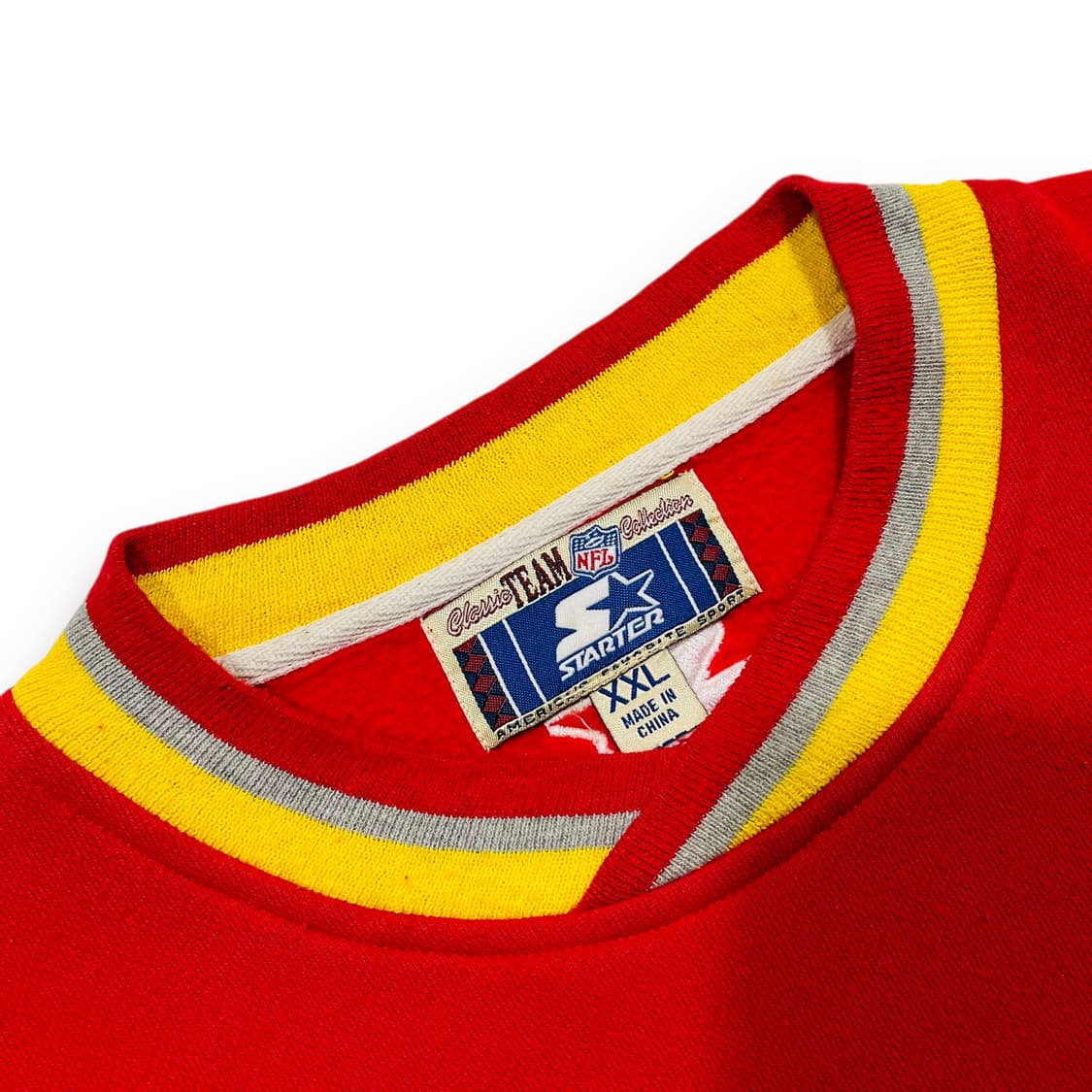 스타터 90s NFL 캔자스시티 치프스 올드스쿨 레드 맨투맨 상품이미지3