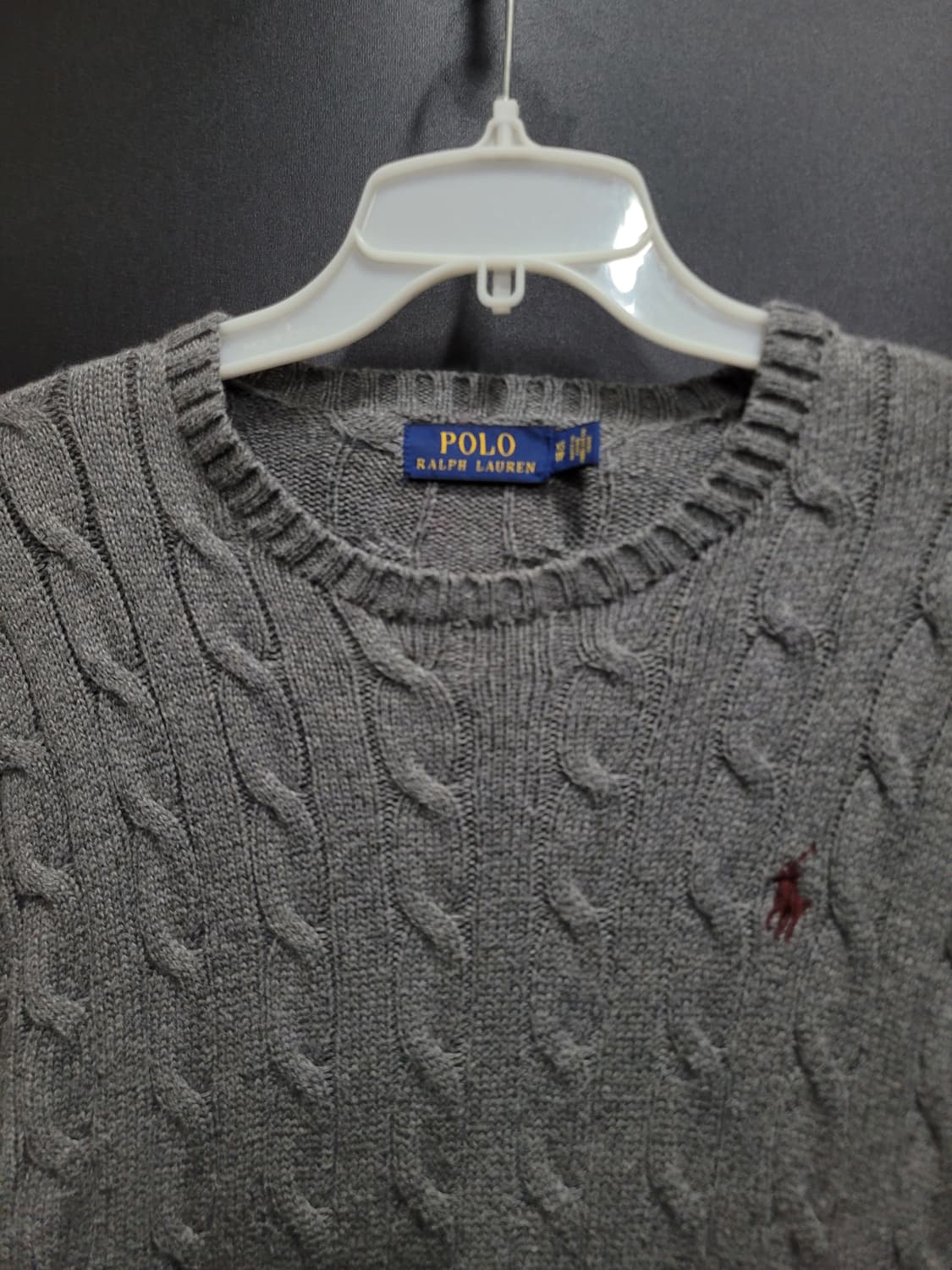 Ralph Lauren 랄프로렌 케이블 자수로고 니트 상품이미지2