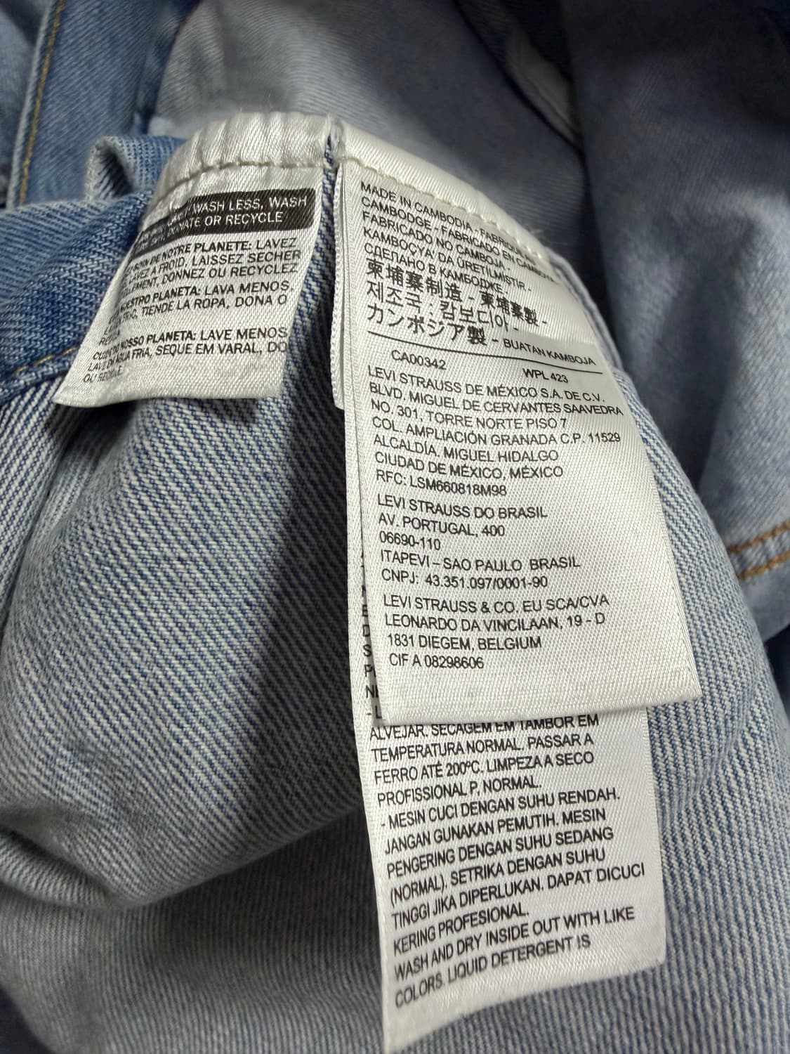 리바이스 프리미엄 빈티지 핏 데님 자켓 상품이미지5