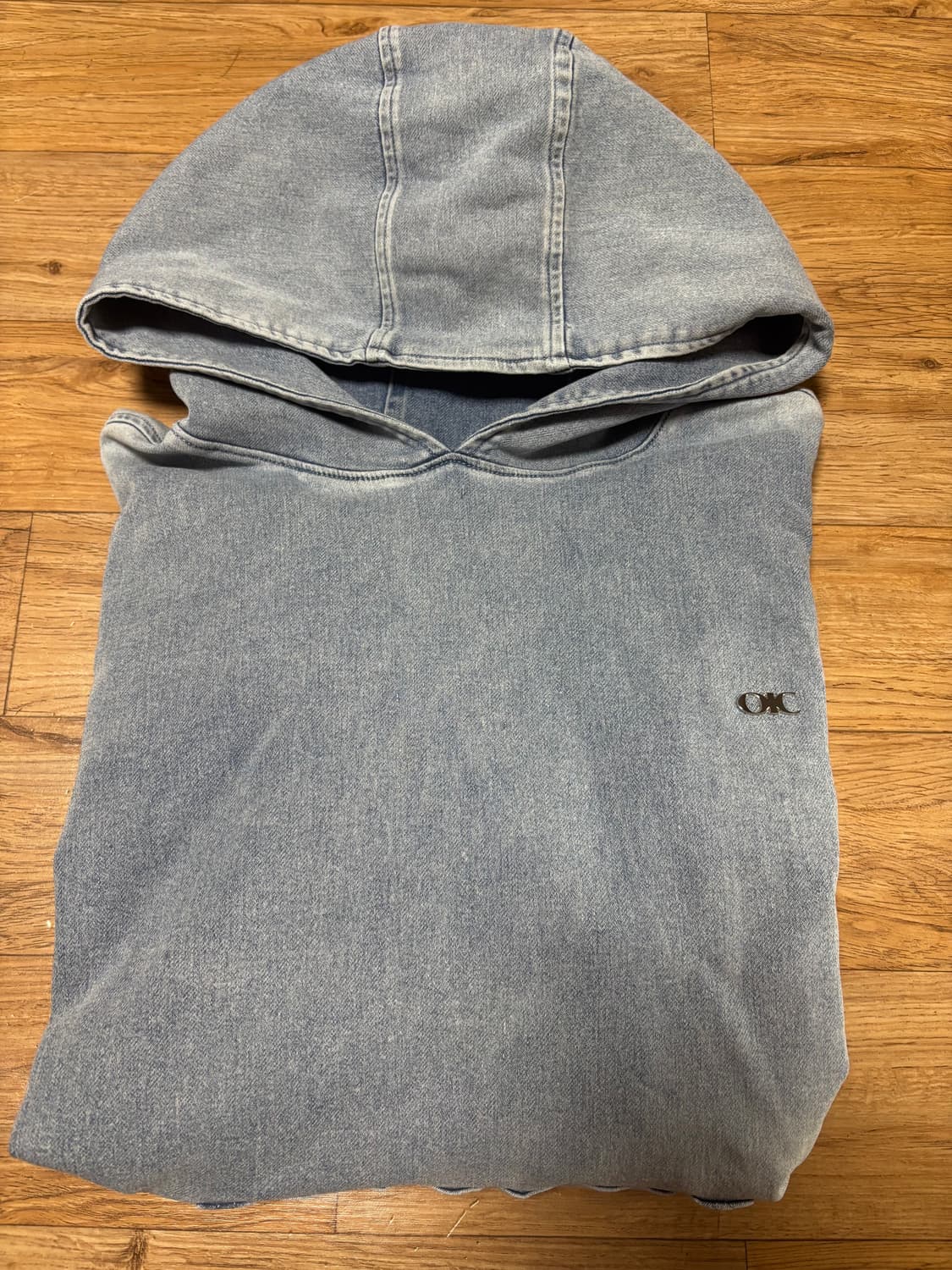 oic 데님 후드집업 상품이미지1