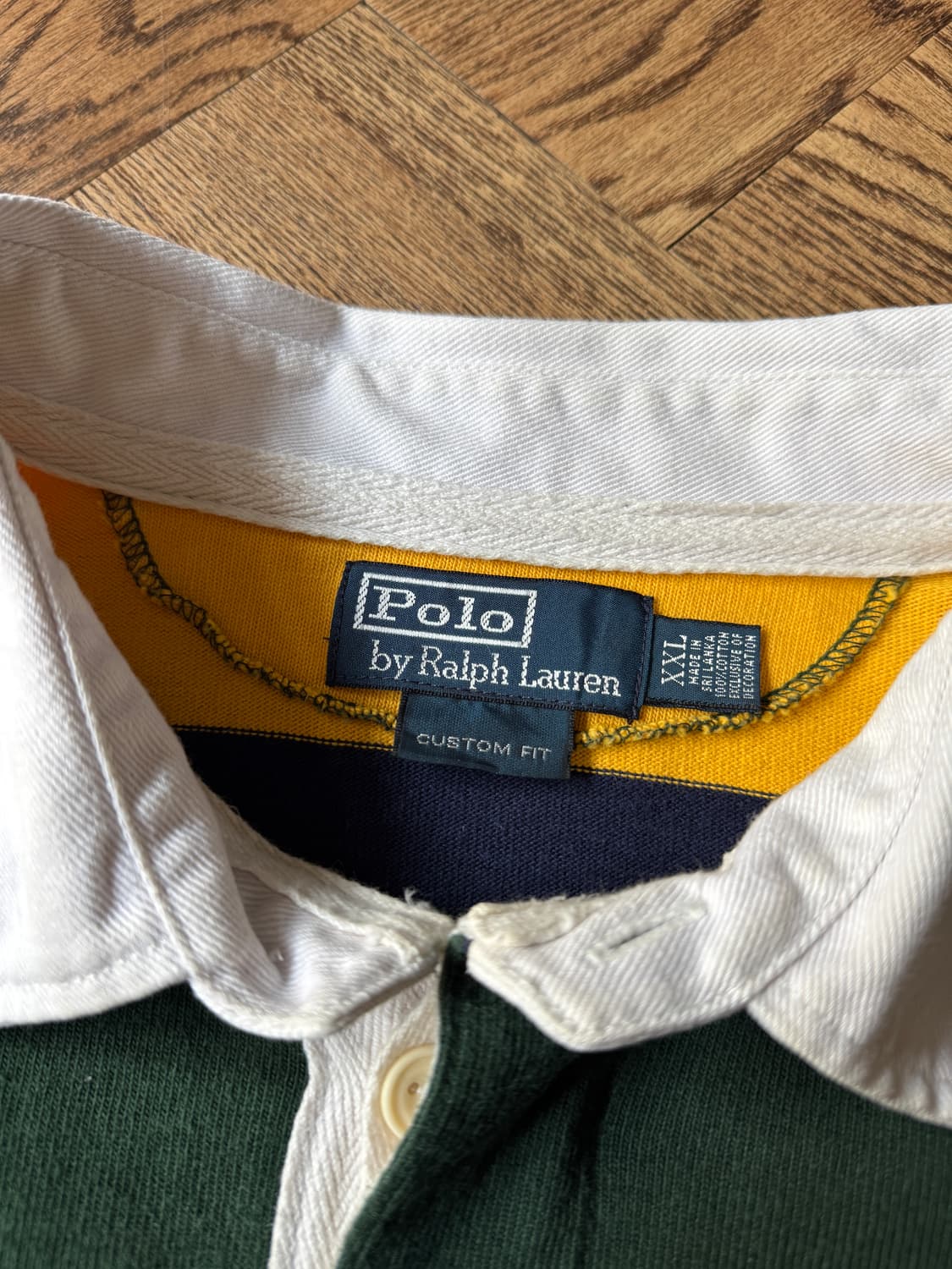 [2XL]폴로 랄프로렌 프레피 컬러 스트라이프 럭비 티셔츠 상품이미지3