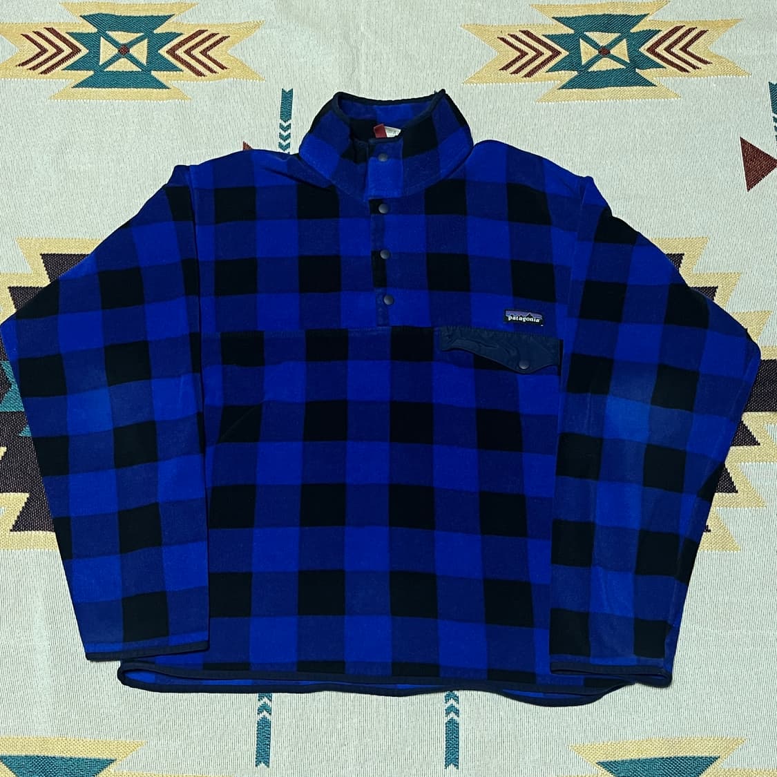 파타고니아 버팔로 체크 신칠라 스냅티 M 상품이미지1