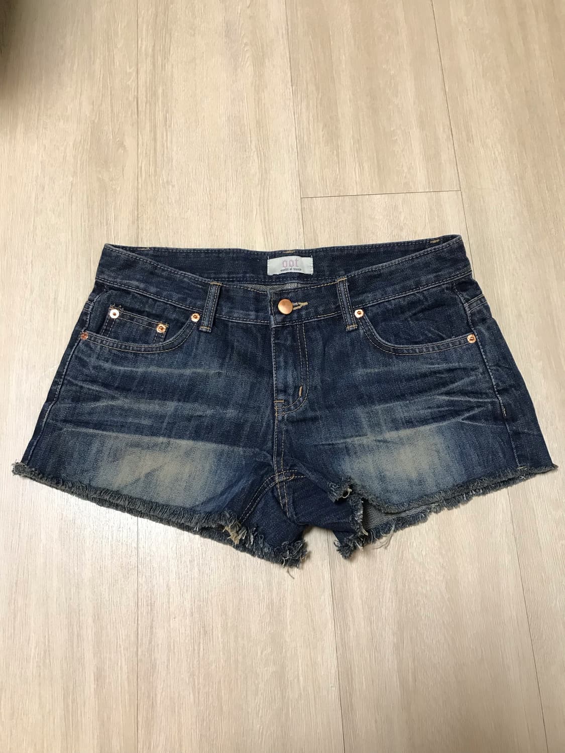 Y2k 오네갸루 데님 숏팬츠 상품이미지1