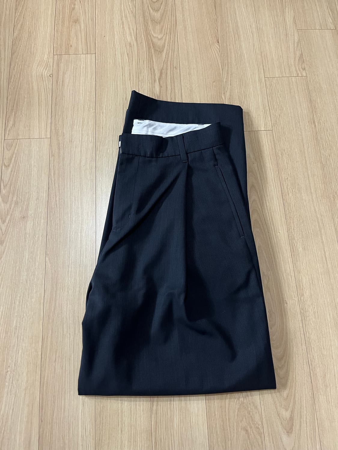 아모멘토 마틴 울 스트라이프 팬츠 [M] 상품이미지3