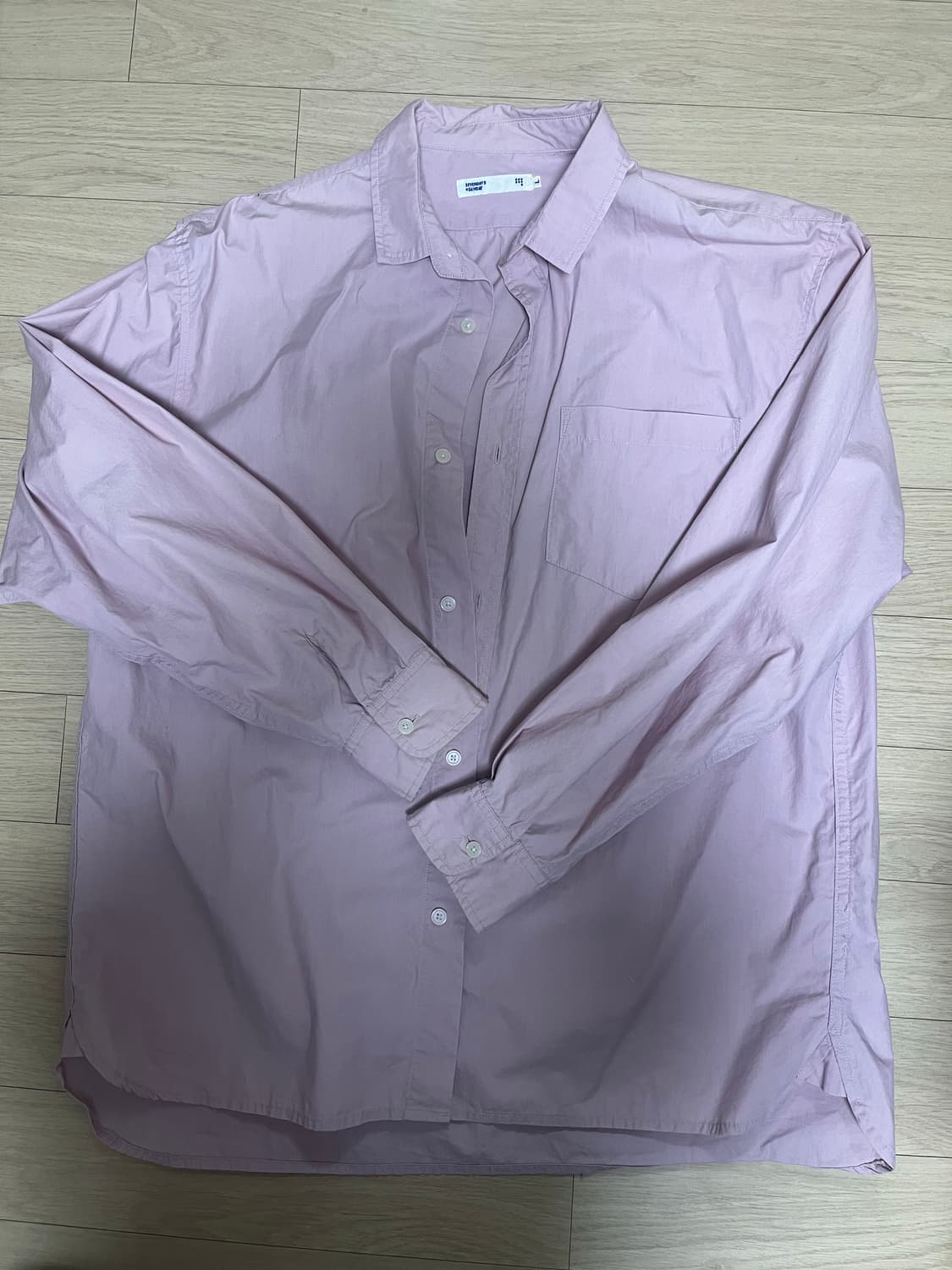 빈티지 분홍 셔츠 상품이미지1