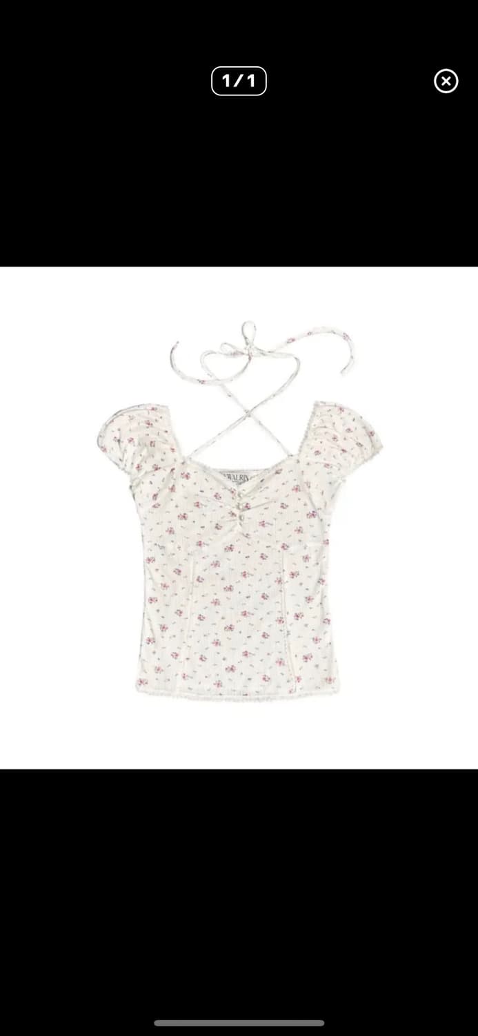 뉴얼린 리즈셔링 레이스 반팔티 상품이미지1