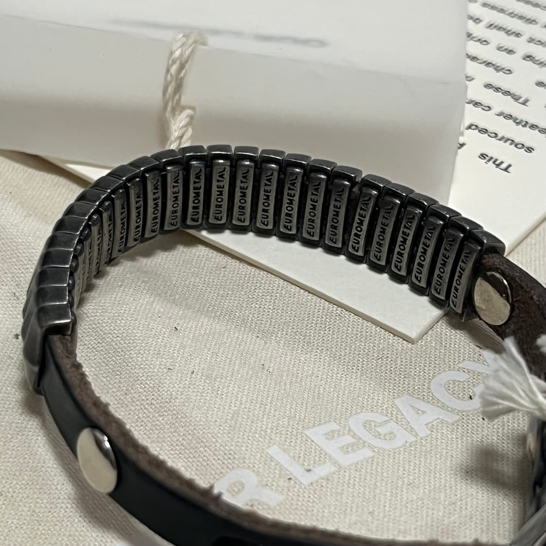 아워레가시 26ss SPINE 브레이슬릿/블랙 상품이미지4