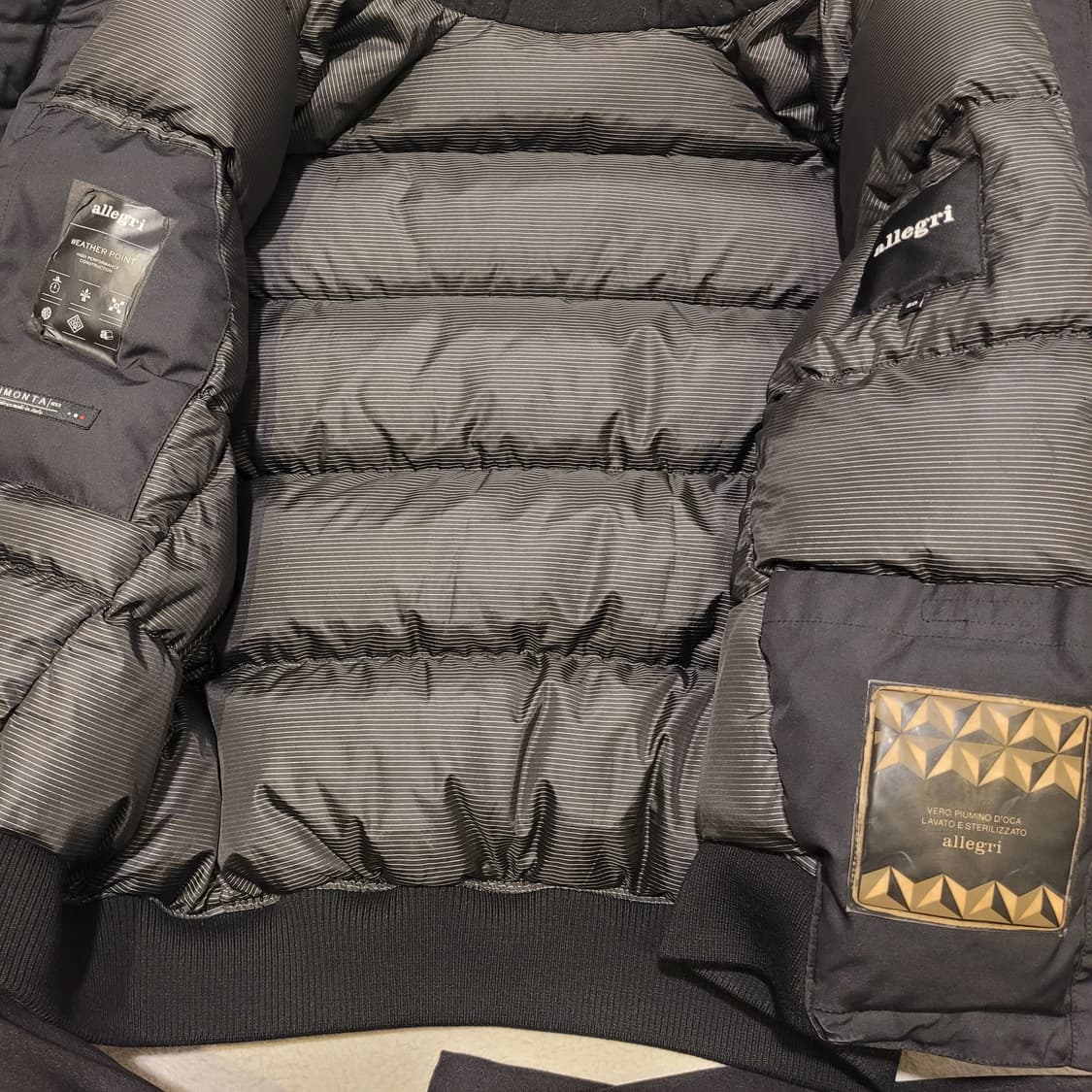 알레그리 너구리퍼 봄버 패딩 50 상품이미지6