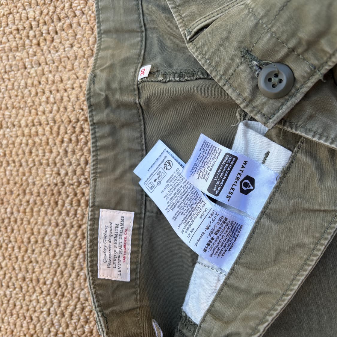 리바이스 빈티지 카고 와일드 배기 팬츠 상품이미지3