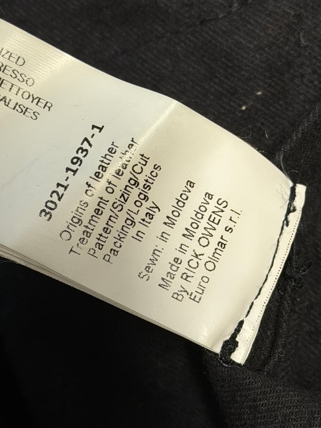 릭 오웬스 무스탕 40사이즈 상품이미지5