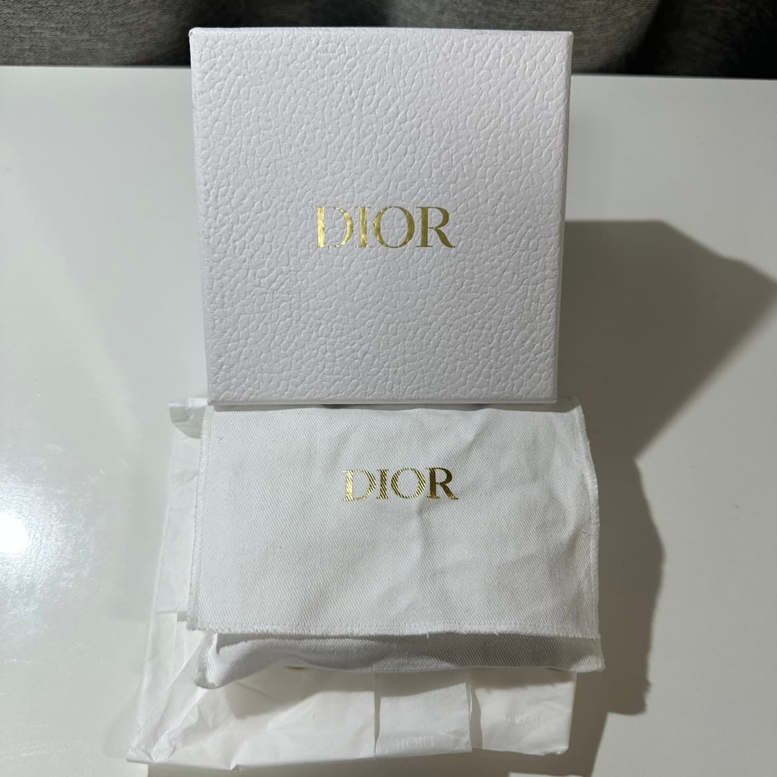 [A+]디올 오블리크 새들 카드지갑 그레이 상품이미지6