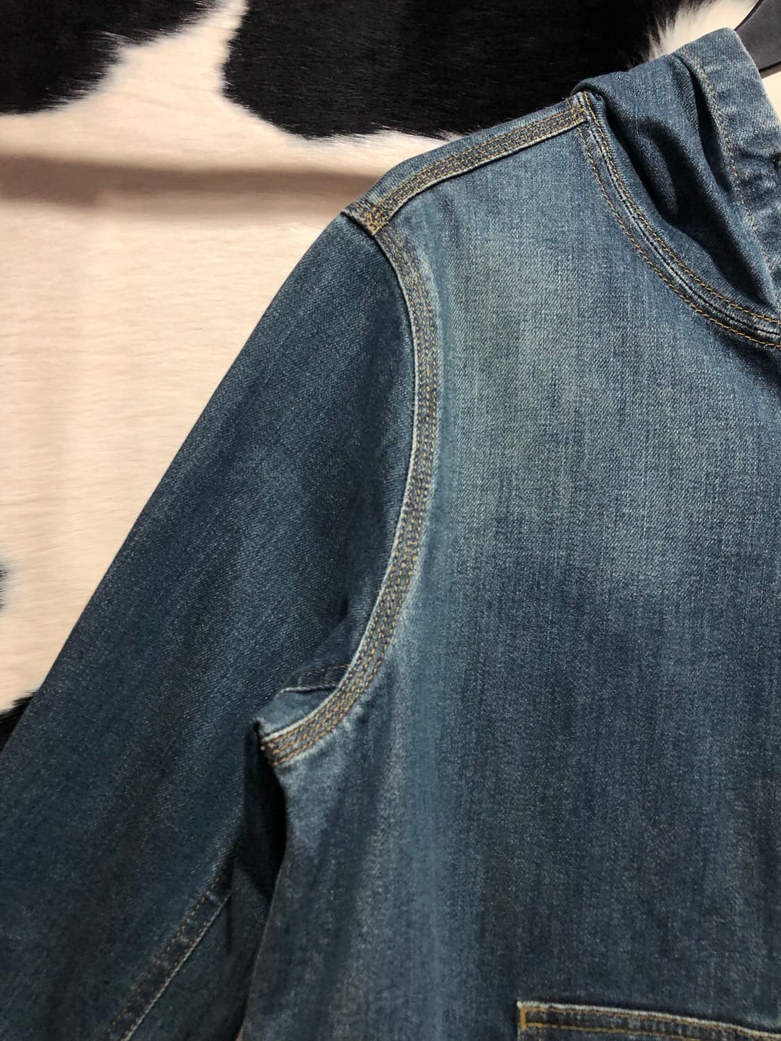 데님 후드집업 자켓 상품이미지4