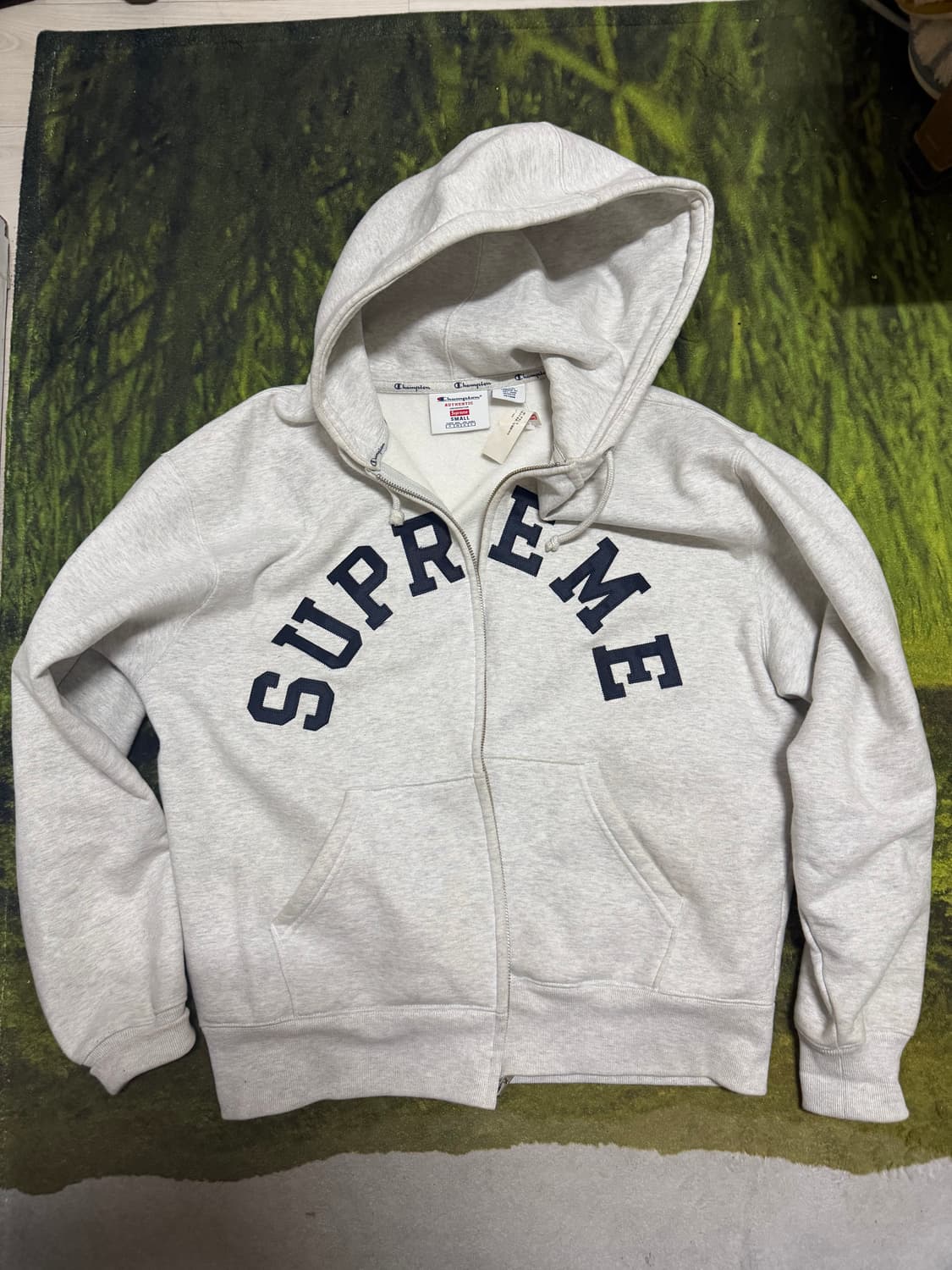 슈프림 챔피온 후드 집업 애쉬 그레이 상품이미지2