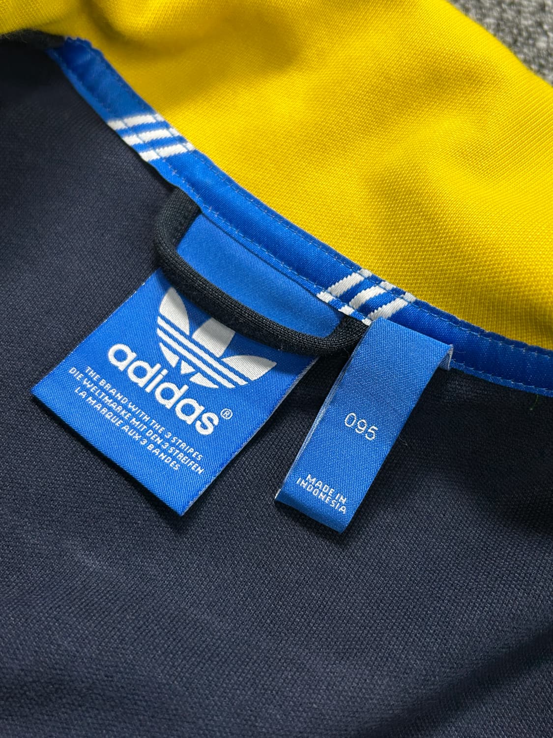 아디다스 유로파 네이비 배색 트랙탑 져지 M  상품이미지7