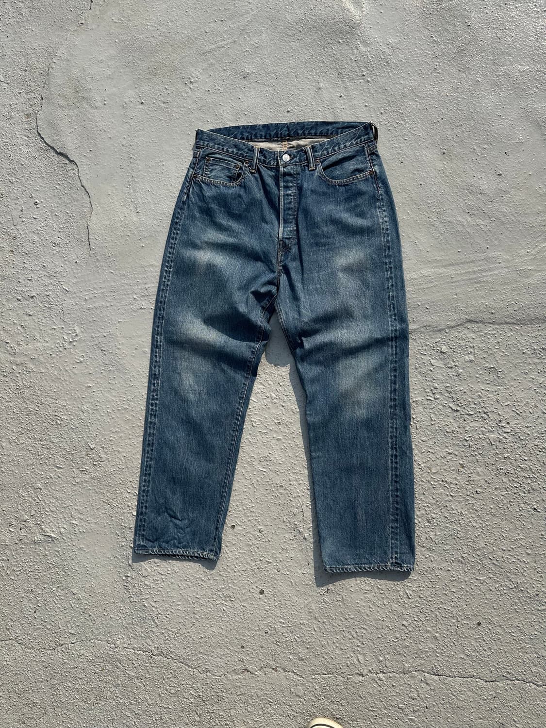 A.Presse 아프레쎄 워시드 와이드 데님 팬츠 30 상품이미지1