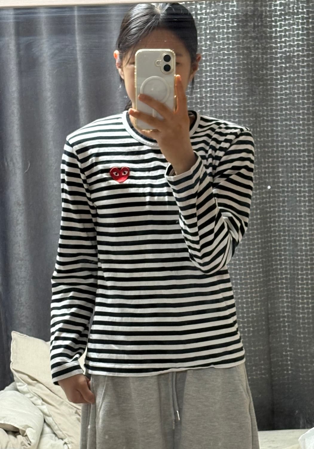 꼼데가르송 줄무늬 롱슬리브 상품이미지1