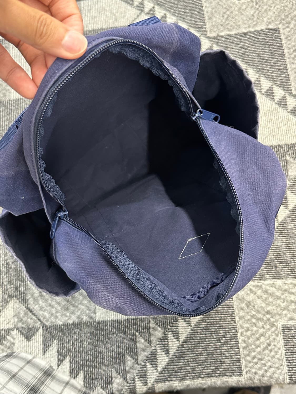 단톤 캔버스 투웨이 백팩 네이비 상품이미지4