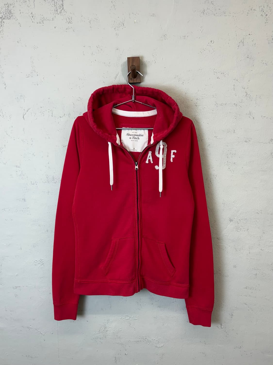 아베크롬비 후드집업 레드 상품이미지1