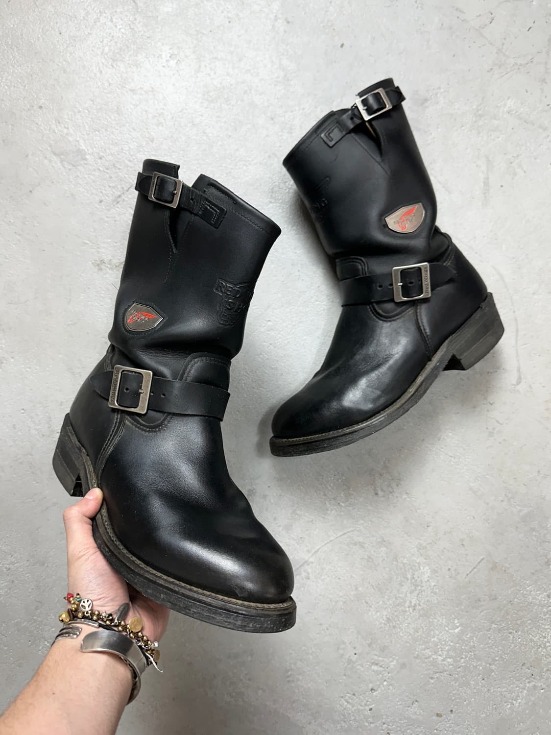 00's OG USA Made 레드윙 968 엔지니어 부츠 상품이미지1