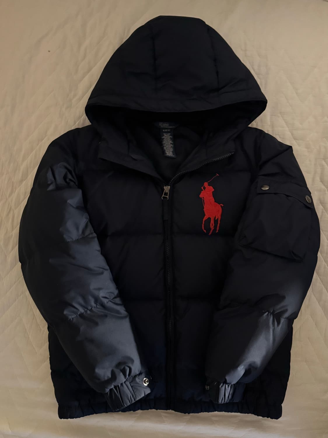 폴로 빅포니 패딩 네이비 상품이미지2