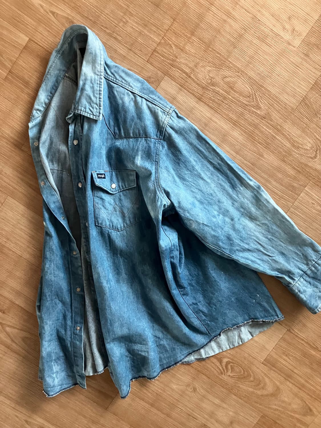 랭글러 wrangler washed western shirt 상품이미지2