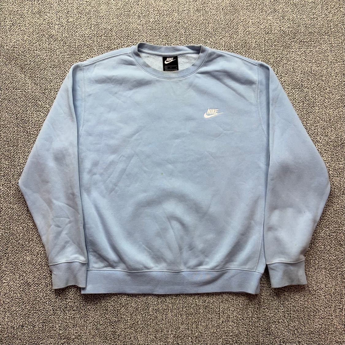 나이키 스카이블루 스몰로고 맨투맨 상품이미지1