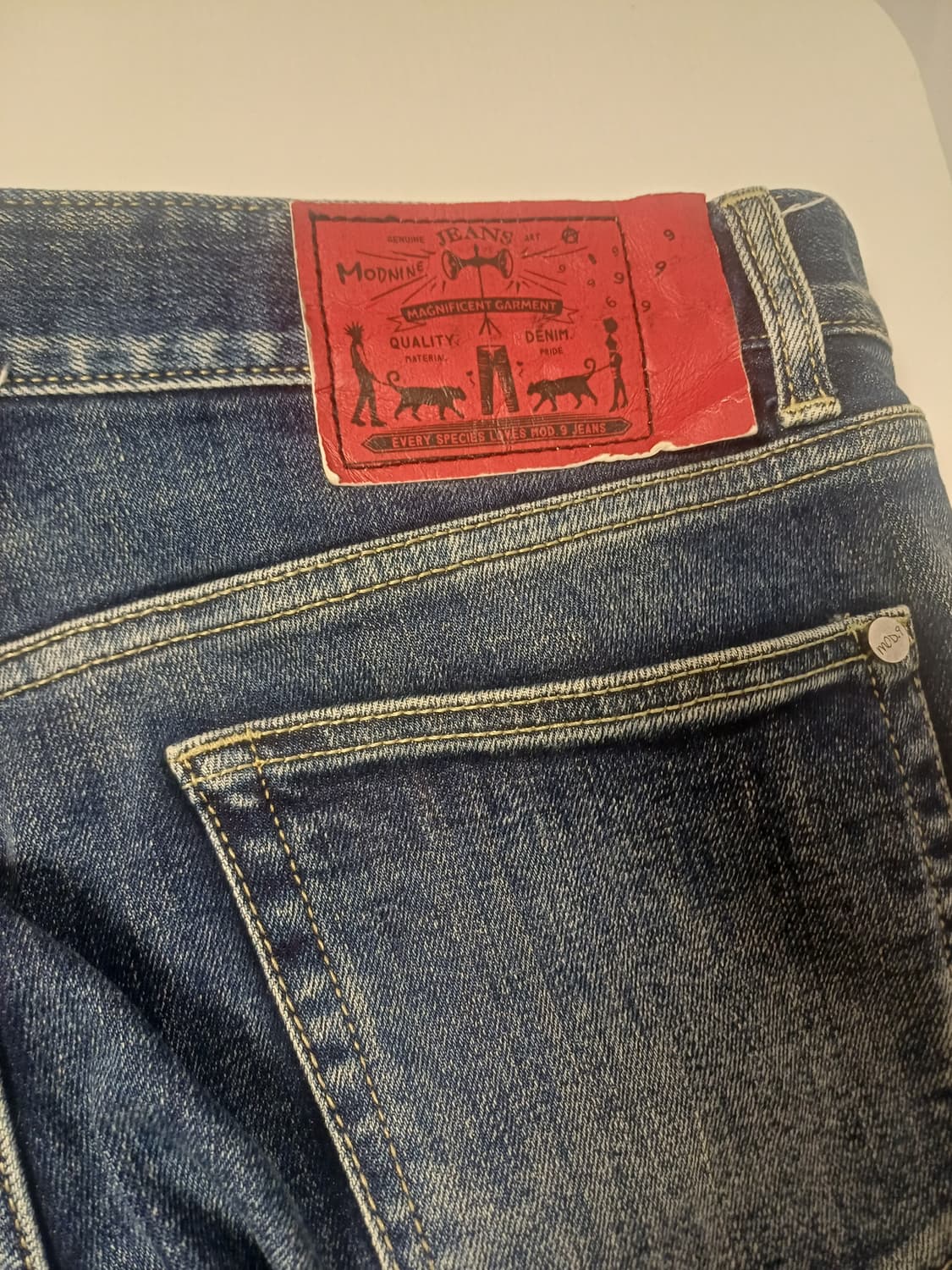 모드나인 MOD4 crop  중청 테이퍼드[32] 상품이미지5