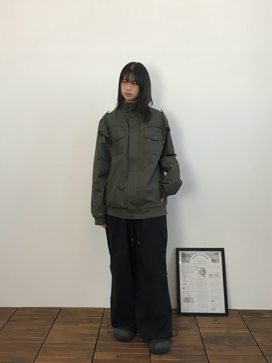 Outdoor Jacket Olive Military Field 상품이미지1